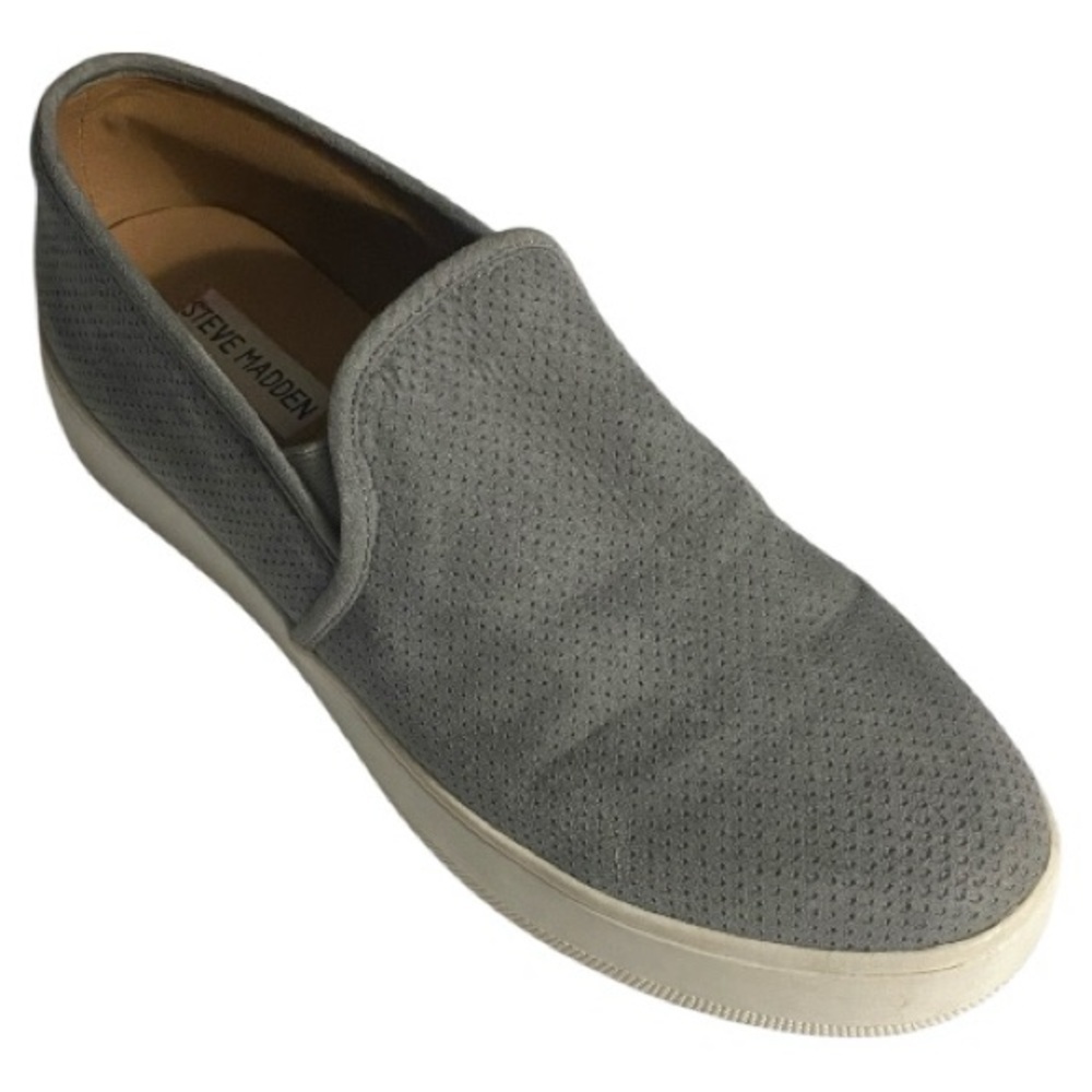 Steve Madden Loafer, Faux Suede Leather, Sneaker, EUC, Slip On, Sz 9, Comfort